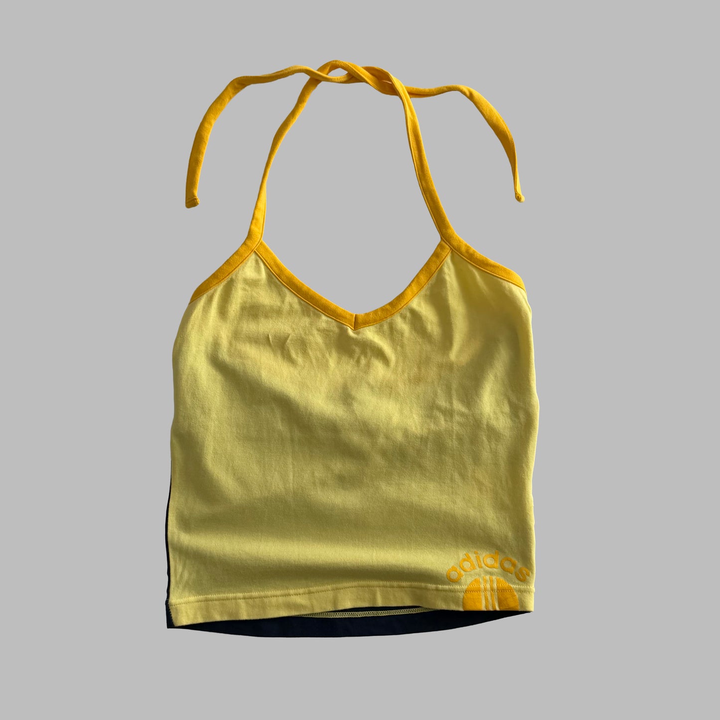 Y2K Adidas Two tone Halter Top - M