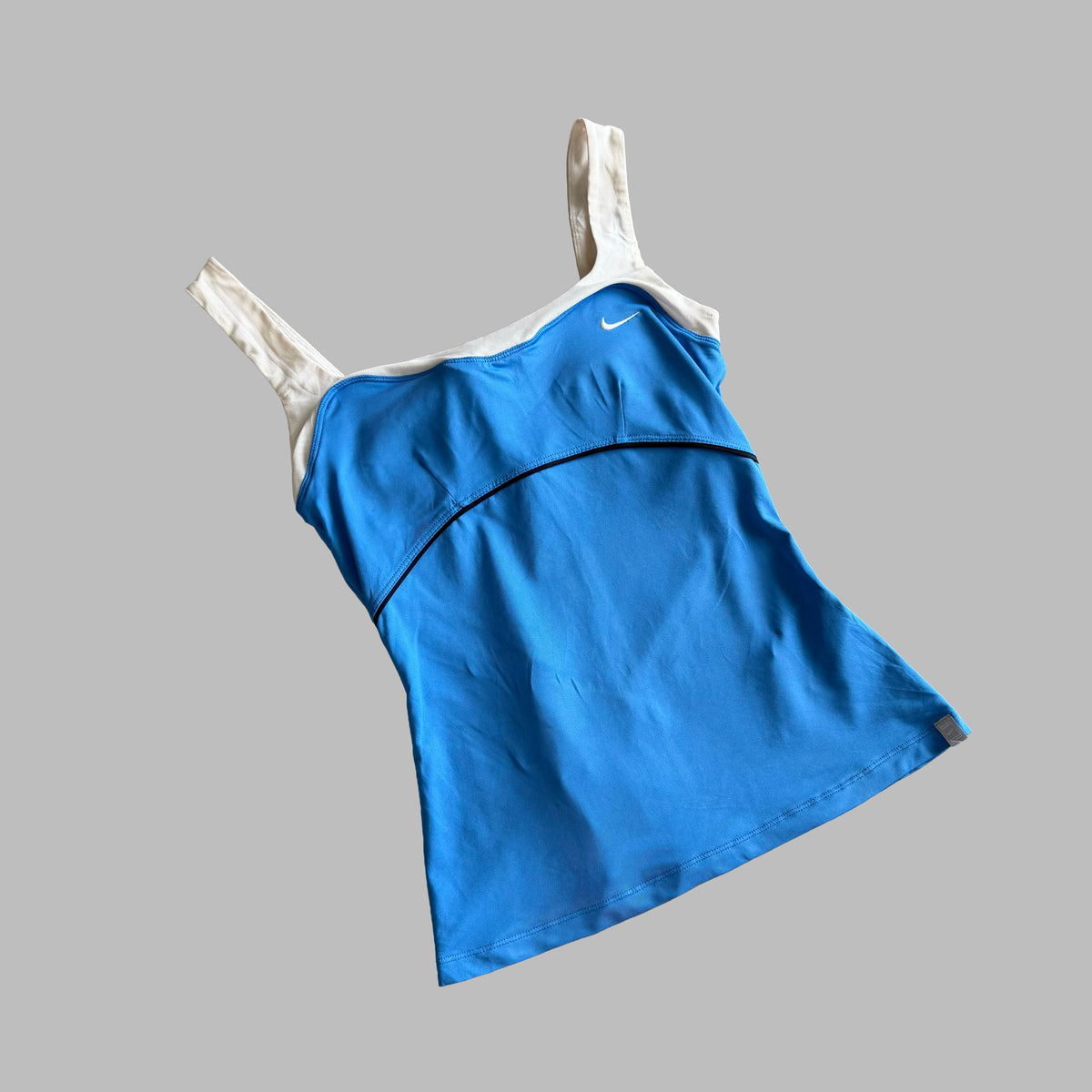 Y2K Nike Square Neck Activewear Tank - S/M