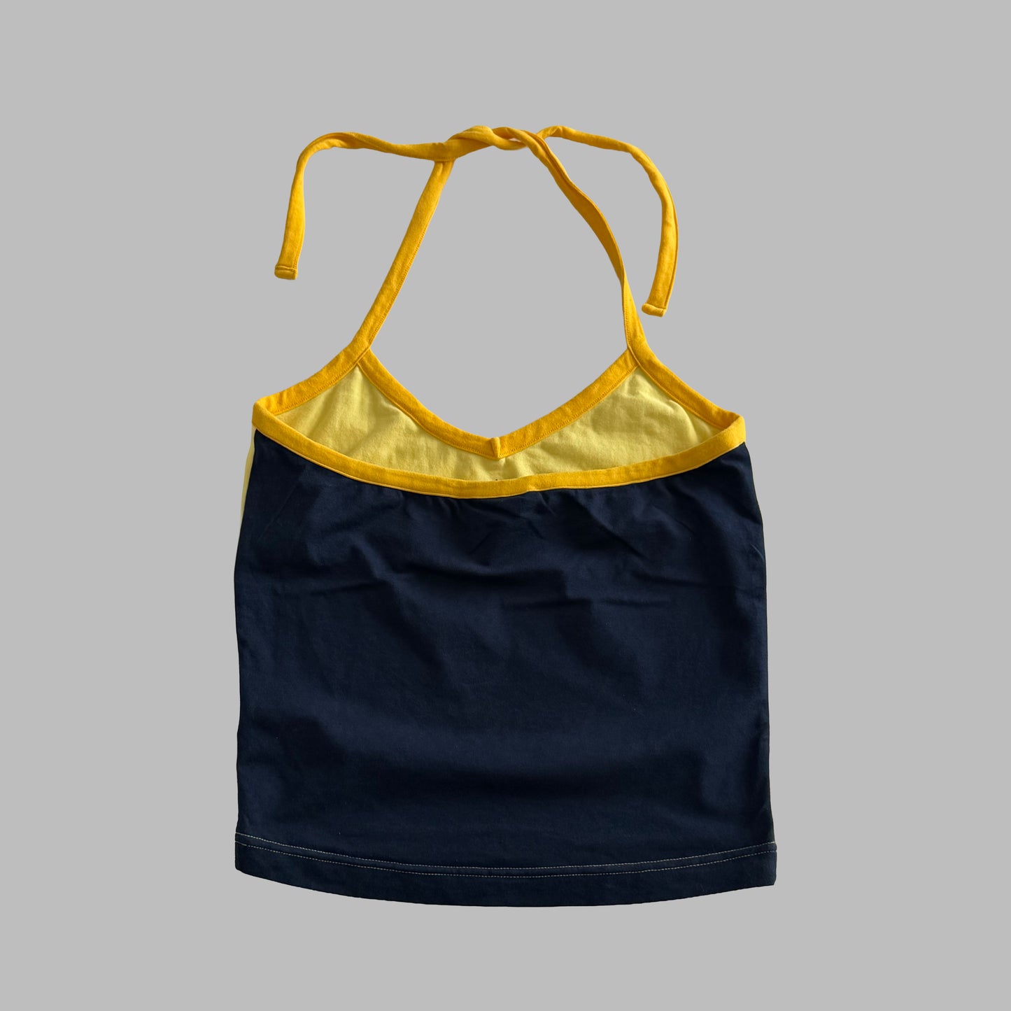 Y2K Adidas Two tone Halter Top - M