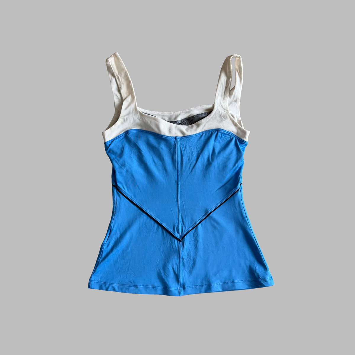 Y2K Nike Square Neck Activewear Tank - S/M