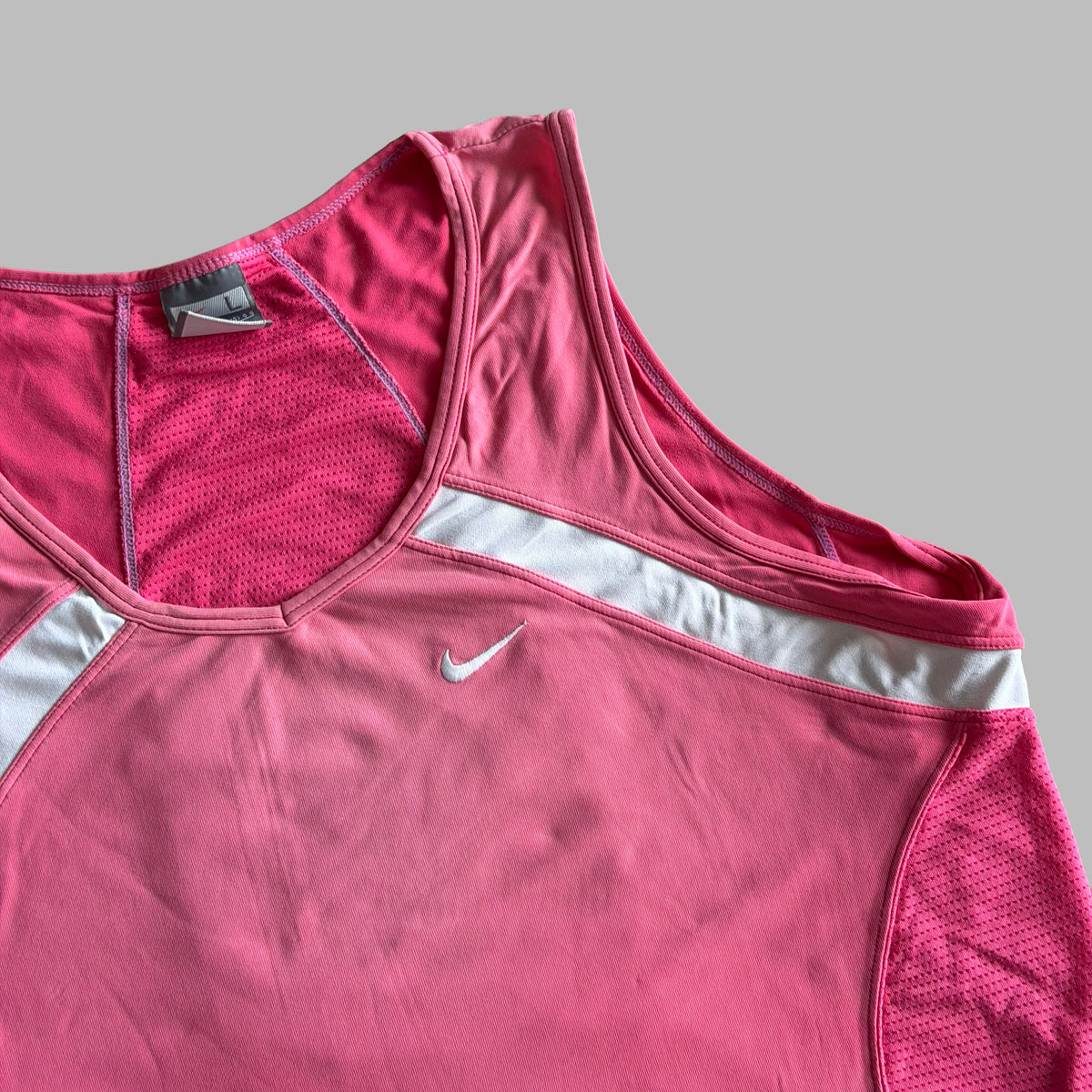 Y2K Nike Panelled Activewear Tank - L