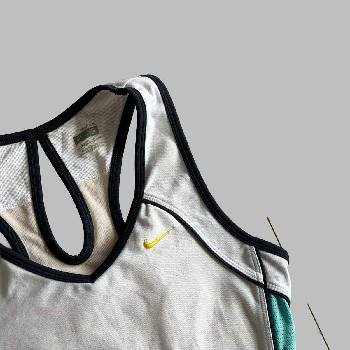 Y2K Nike Fitted Racerback Activewear Top - S