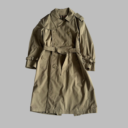 90s Burberry Double Breasted Trench Coat - S