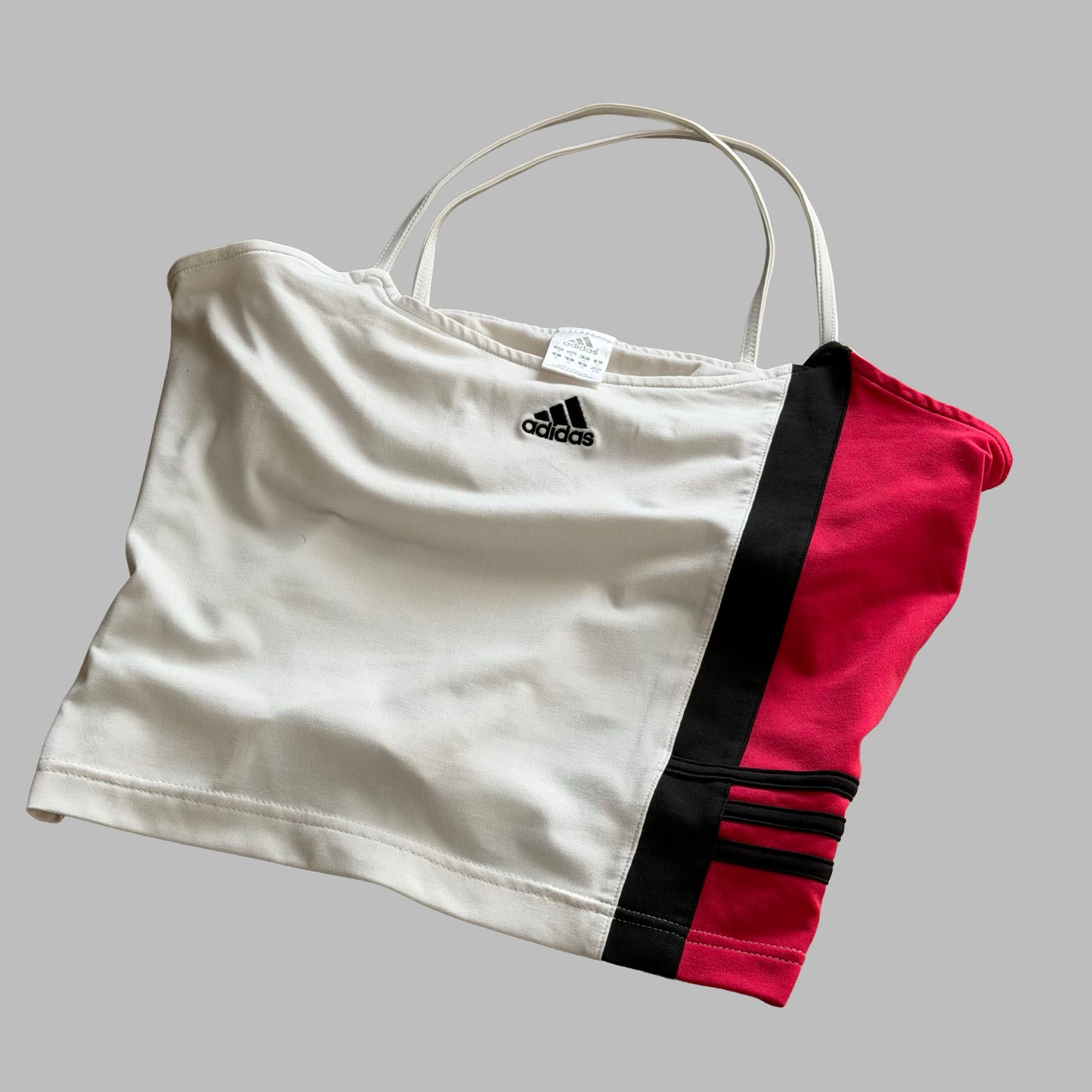 Y2K Adidas Cross Back Activewear Tank - M