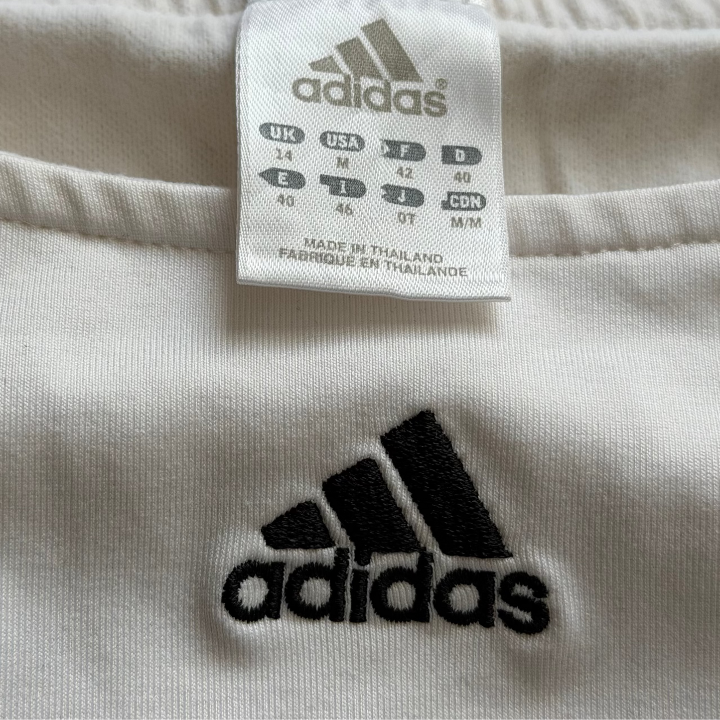 Y2K Adidas Cross Back Activewear Tank - M