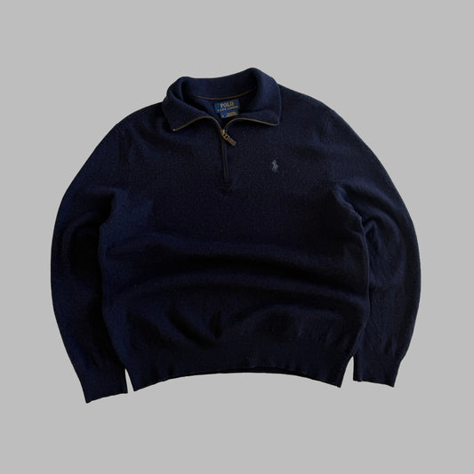 Polo Ralph Lauren Lambswool Quarter Zip - L