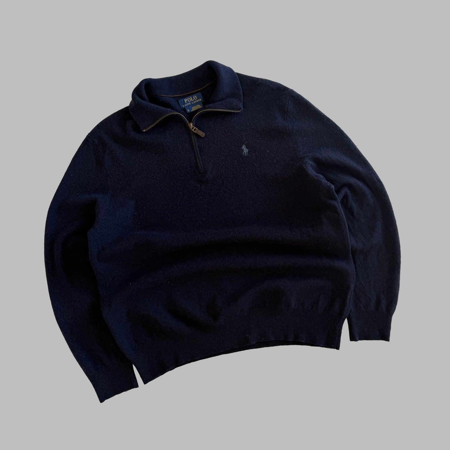 Polo Ralph Lauren Lambswool Quarter Zip - L