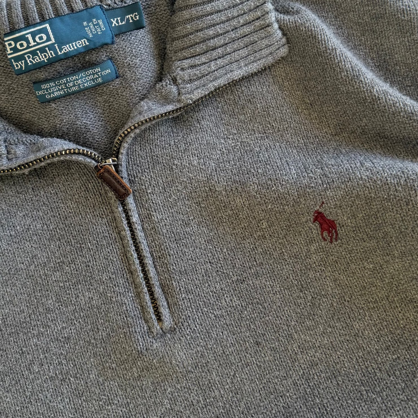 90s Polo Ralph Lauren Quarter Zip - XL
