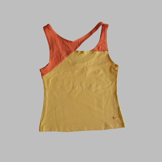 Y2K Nike Asymmetrical Activewear Top - M
