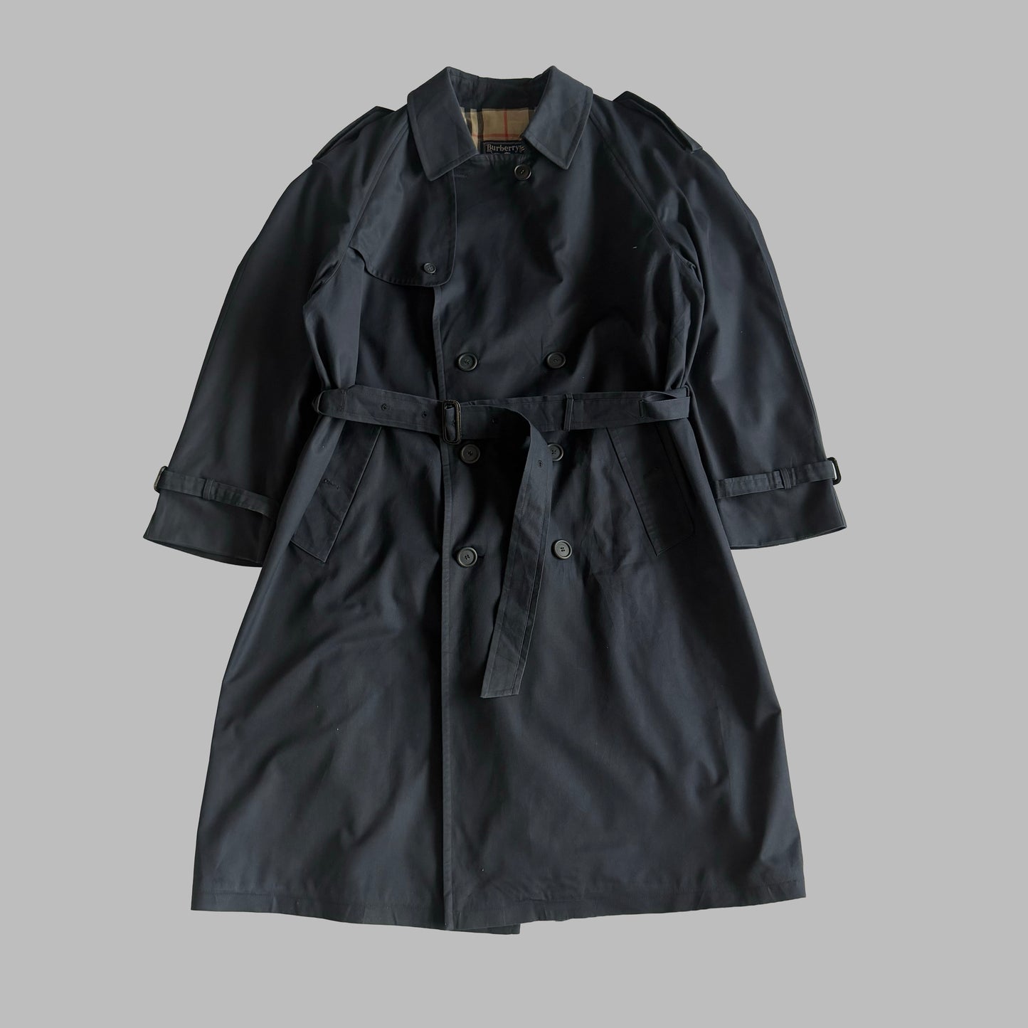90s Burberry Double Breasted Trench Coat - L