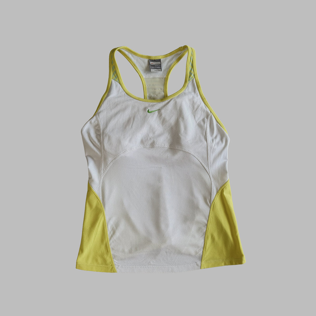 Y2K Nike Panelled Racerback Activewear Tank - L