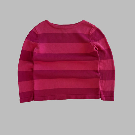 Y2K Polo Ralph Lauren Striped Heavy Knit - L