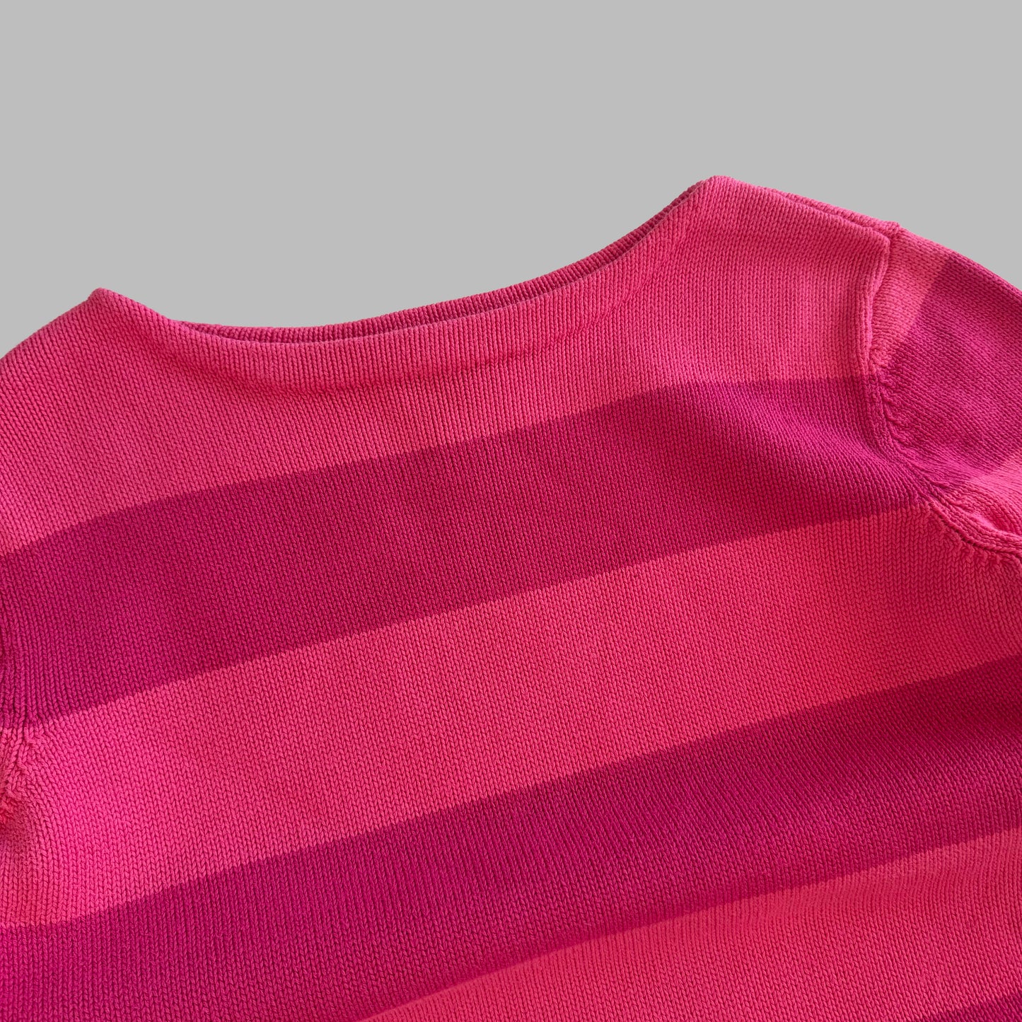 Y2K Polo Ralph Lauren Striped Heavy Knit - L