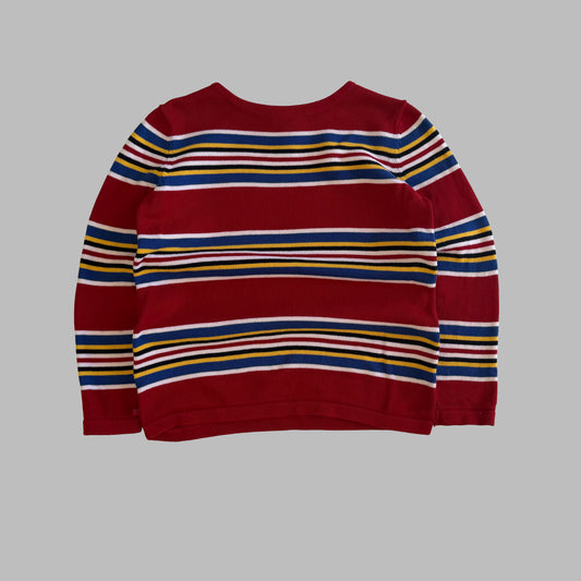 Y2K Polo Ralph Lauren Striped Heavy Knit - M