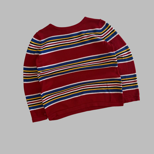 Y2K Polo Ralph Lauren Striped Heavy Knit - M