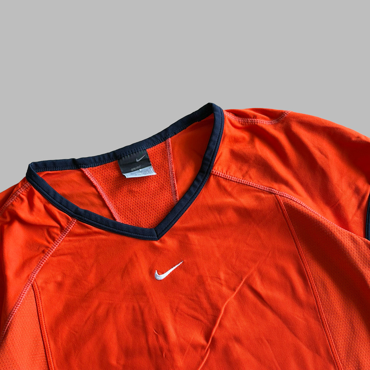 Y2K Nike Fitted Activewear Ringer Tee - M/L