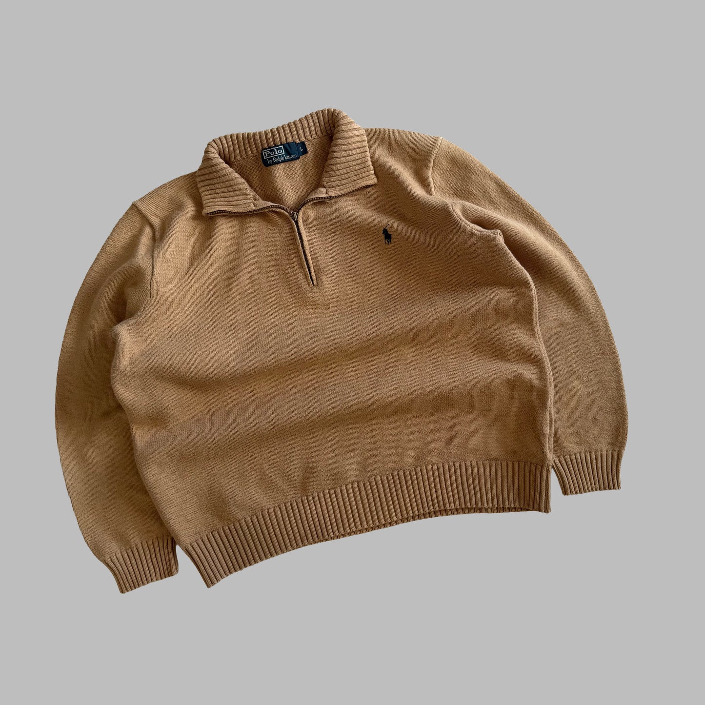 90s Polo Ralph Lauren Quarter Zip - L