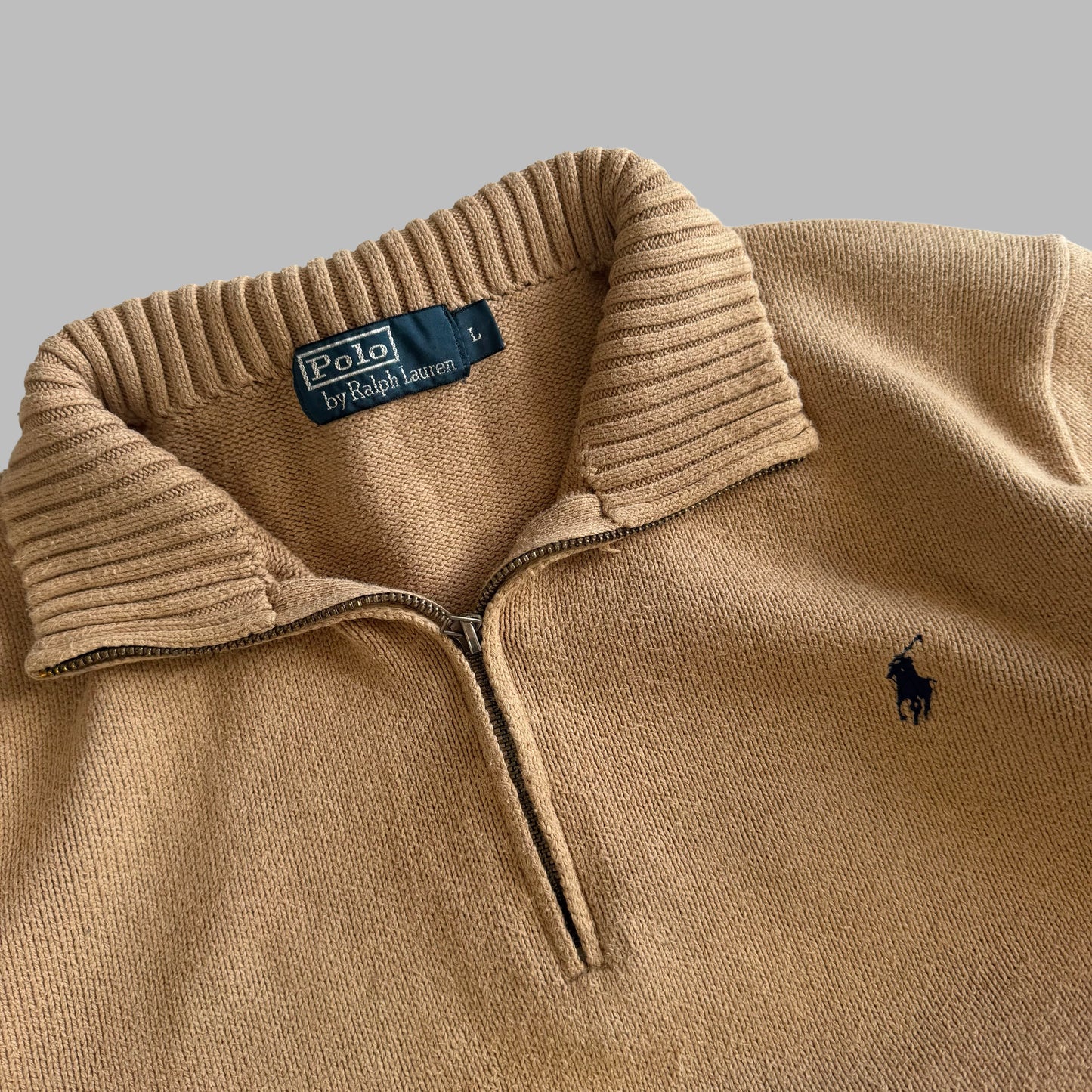 90s Polo Ralph Lauren Quarter Zip - L