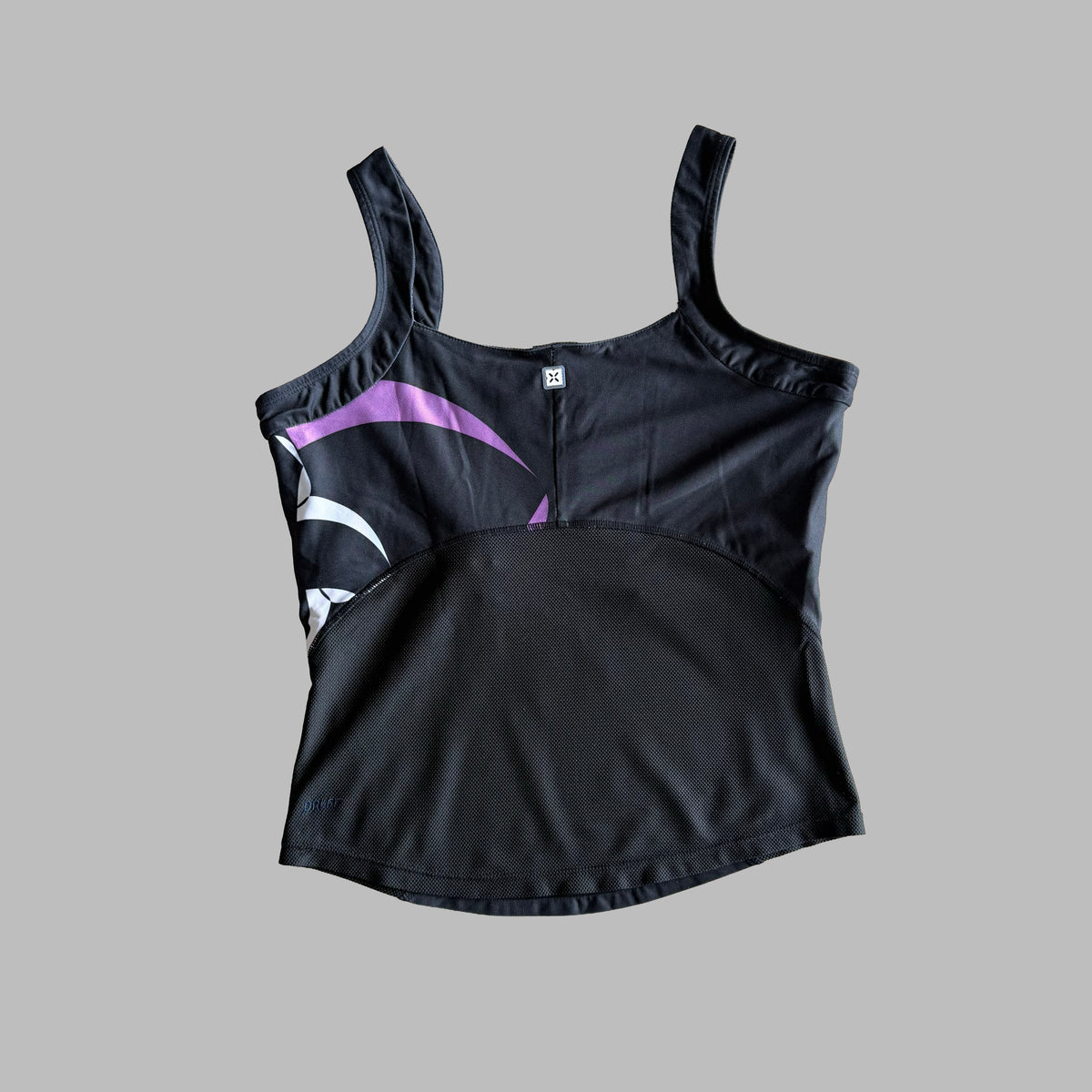 Y2K Nike Floral Square Neck Activewear Tank L