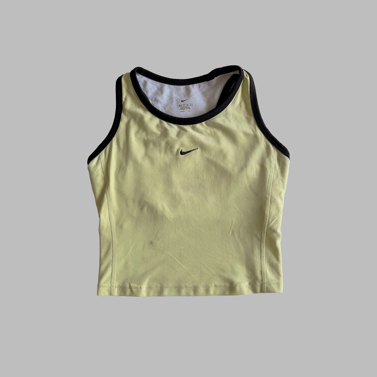Y2K Nike Cropped Racerback Activewear Top - S