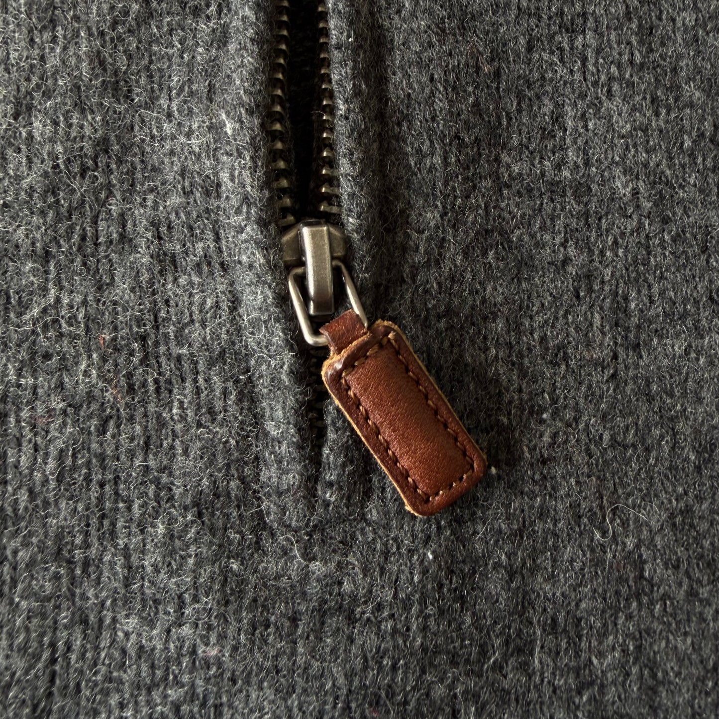 90s Ralph Lauren Lambs Wool Quarter Zip - Small