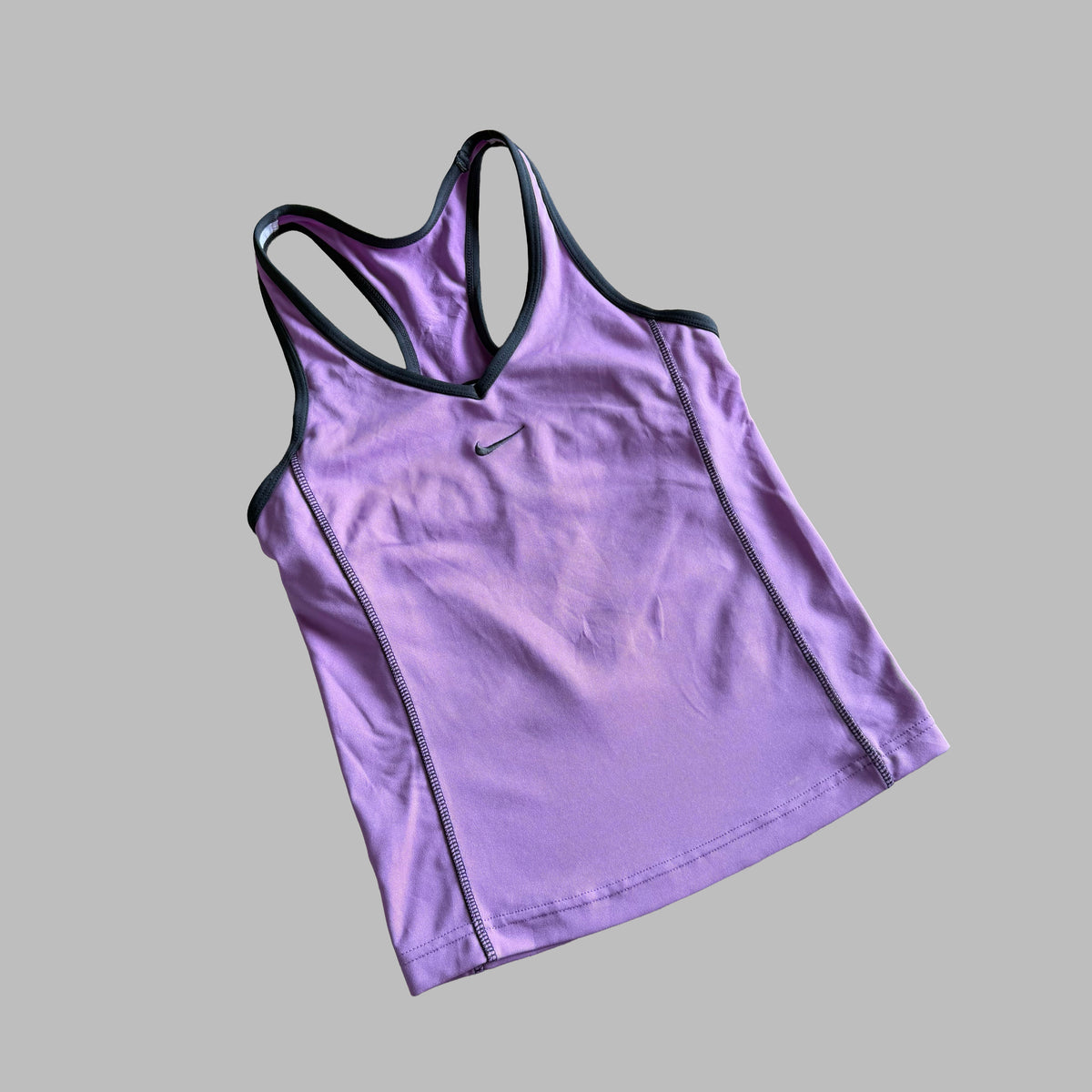 Y2K Nike Low Cut Racerback Activewear Tank - S/M