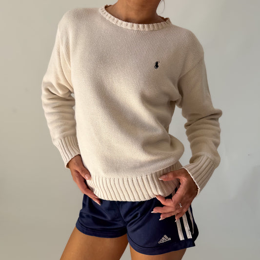 90s Polo Ralph Lauren Heavy Knit - M