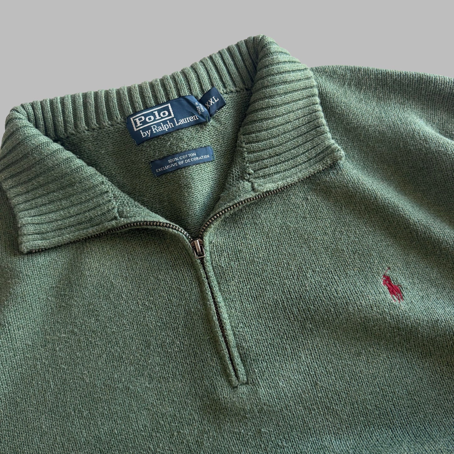 90s Polo Ralph Lauren Quarter Zip - XXL