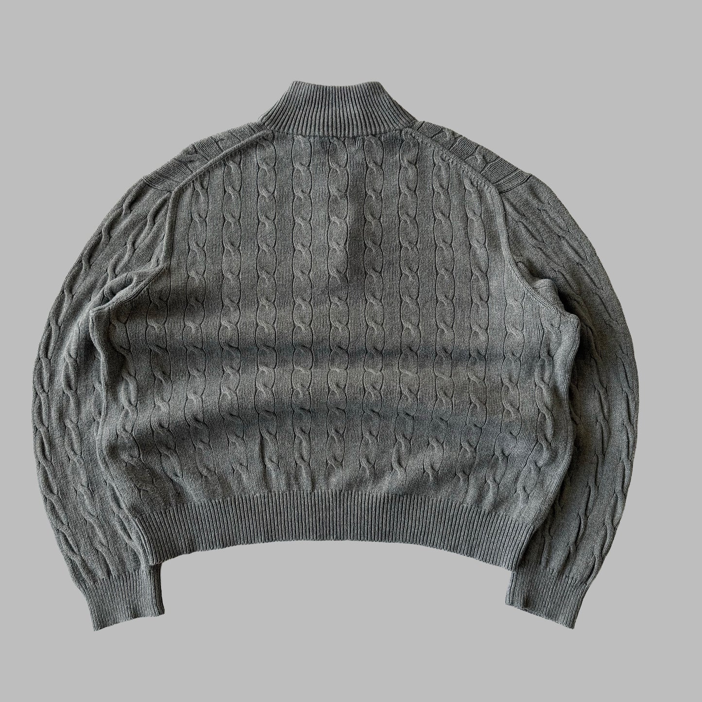 Ralph Lauren Cable Knit Quarter Zip - XXL
