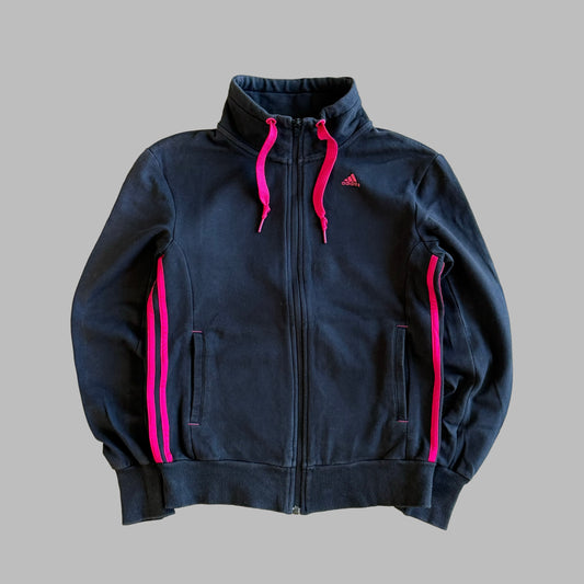 Y2K Adidas Three Stripe Track Jacket - S