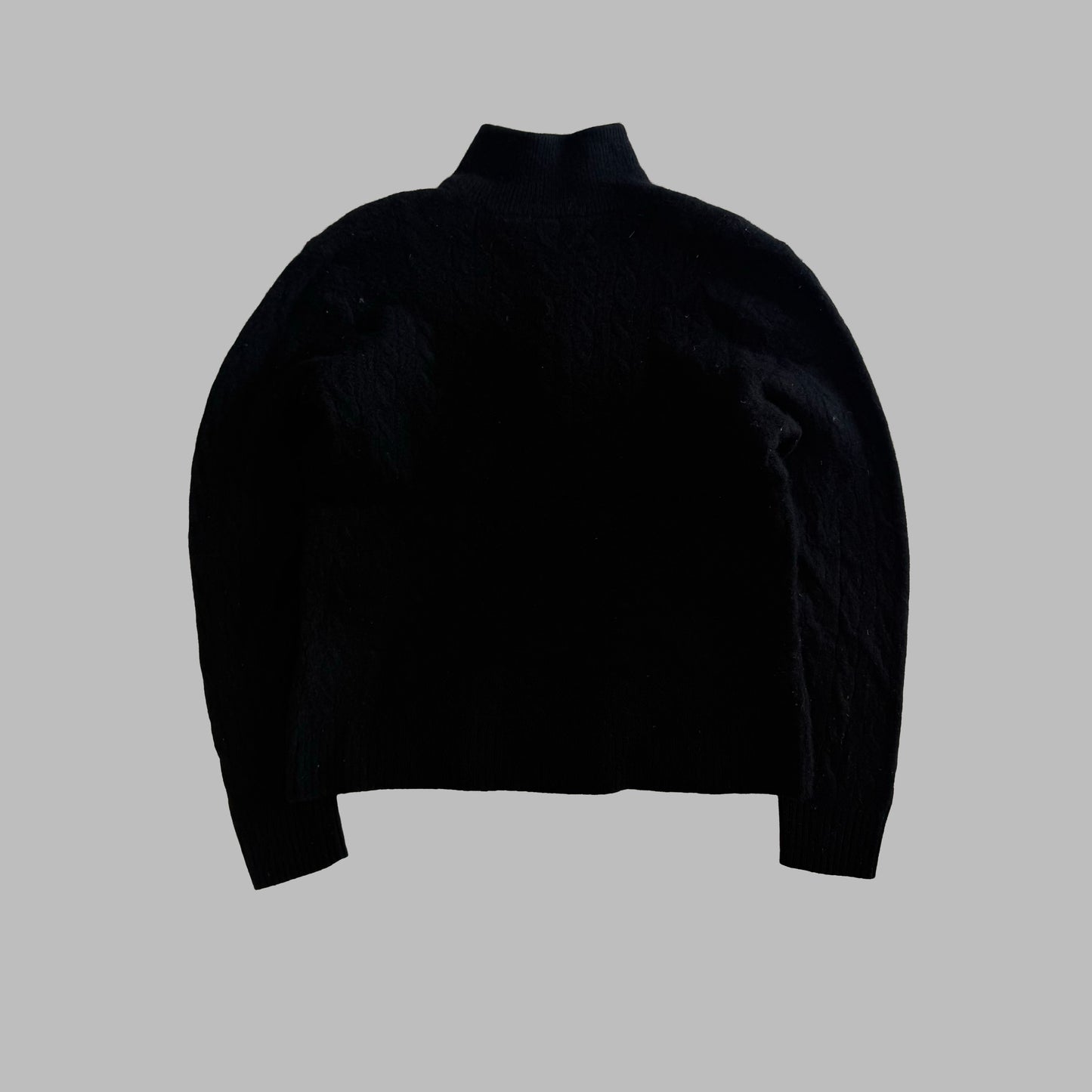 Polo Ralph Lauren Wool Cable Knit Quarter Zip - S