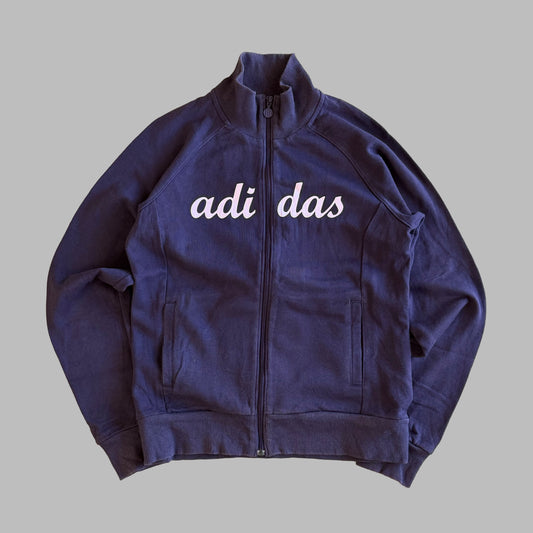 Y2K Adidas Cursive Track Jacket - S