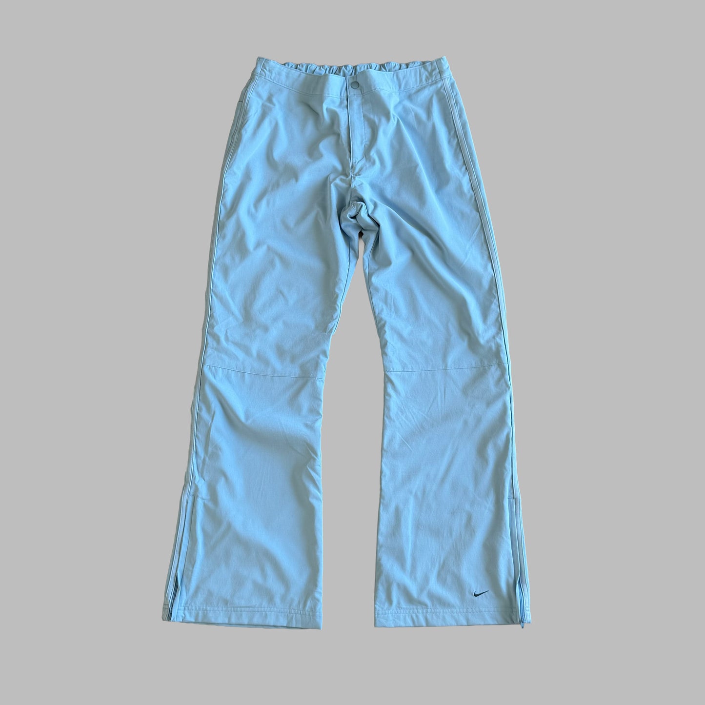 Y2K Nike Striped Wide Leg Track Pants - L