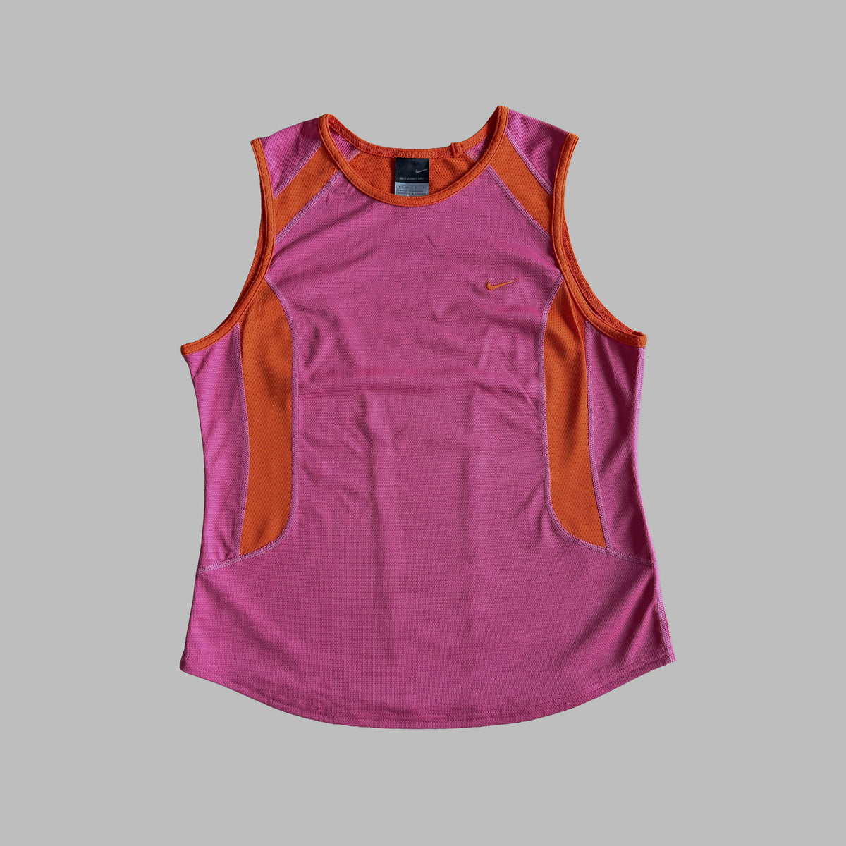 Y2K Nike Panelled Activewear Tank - M