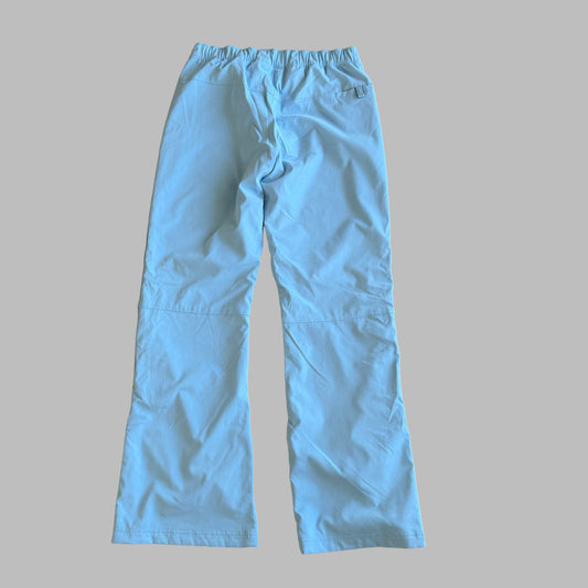 Y2K Nike Striped Wide Leg Track Pants - L