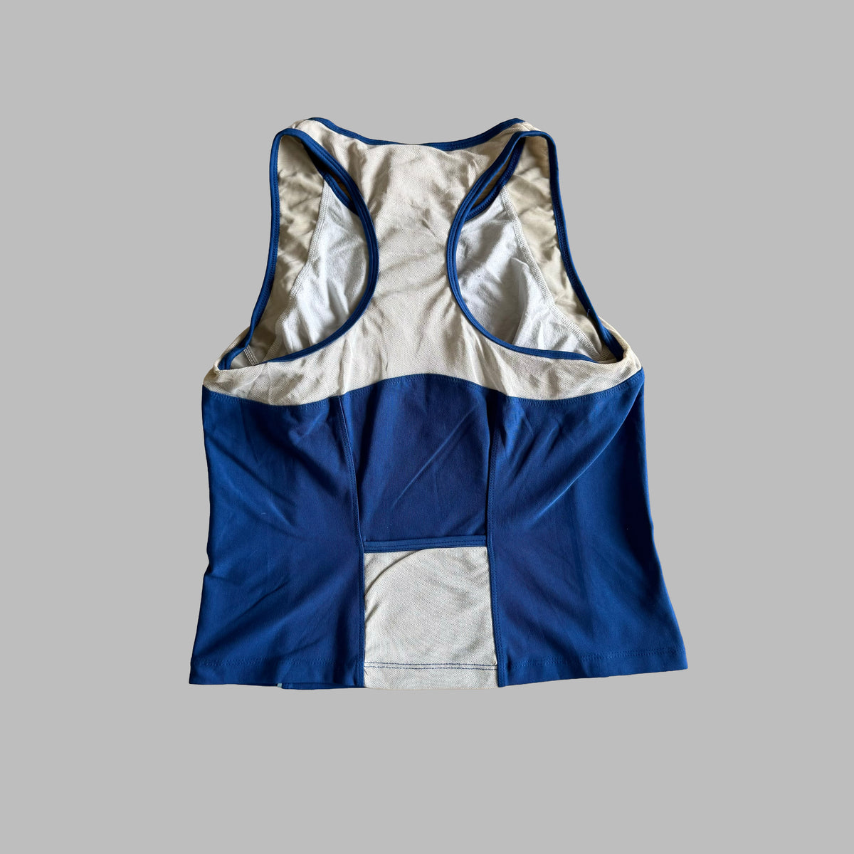 Y2K Nike Mesh Panelled Racerback Activewear Tank - S/M