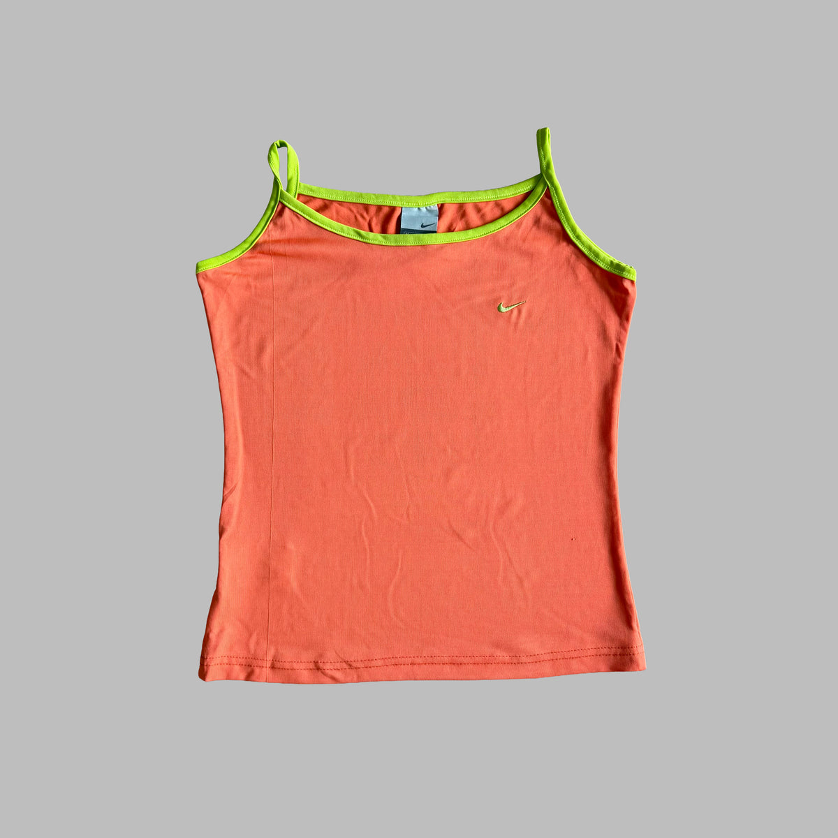 Y2K Nike Contrast Trim Scoop Neck Tank - S/M