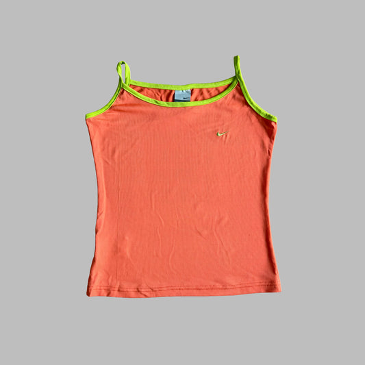 Y2K Nike Contrast Trim Scoop Neck Tank - S/M