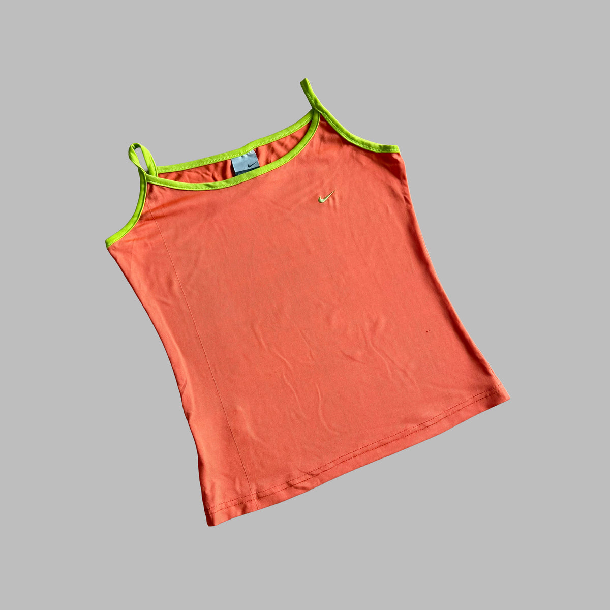Y2K Nike Contrast Trim Scoop Neck Tank - S/M