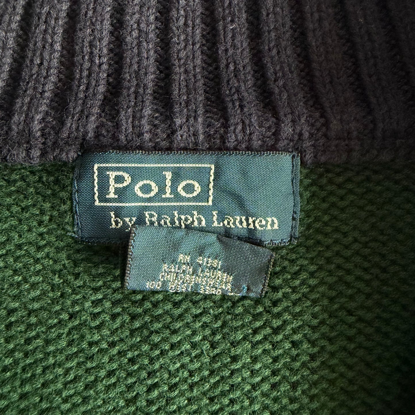 90s Polo Ralph Lauren Striped Quarter Zip - S
