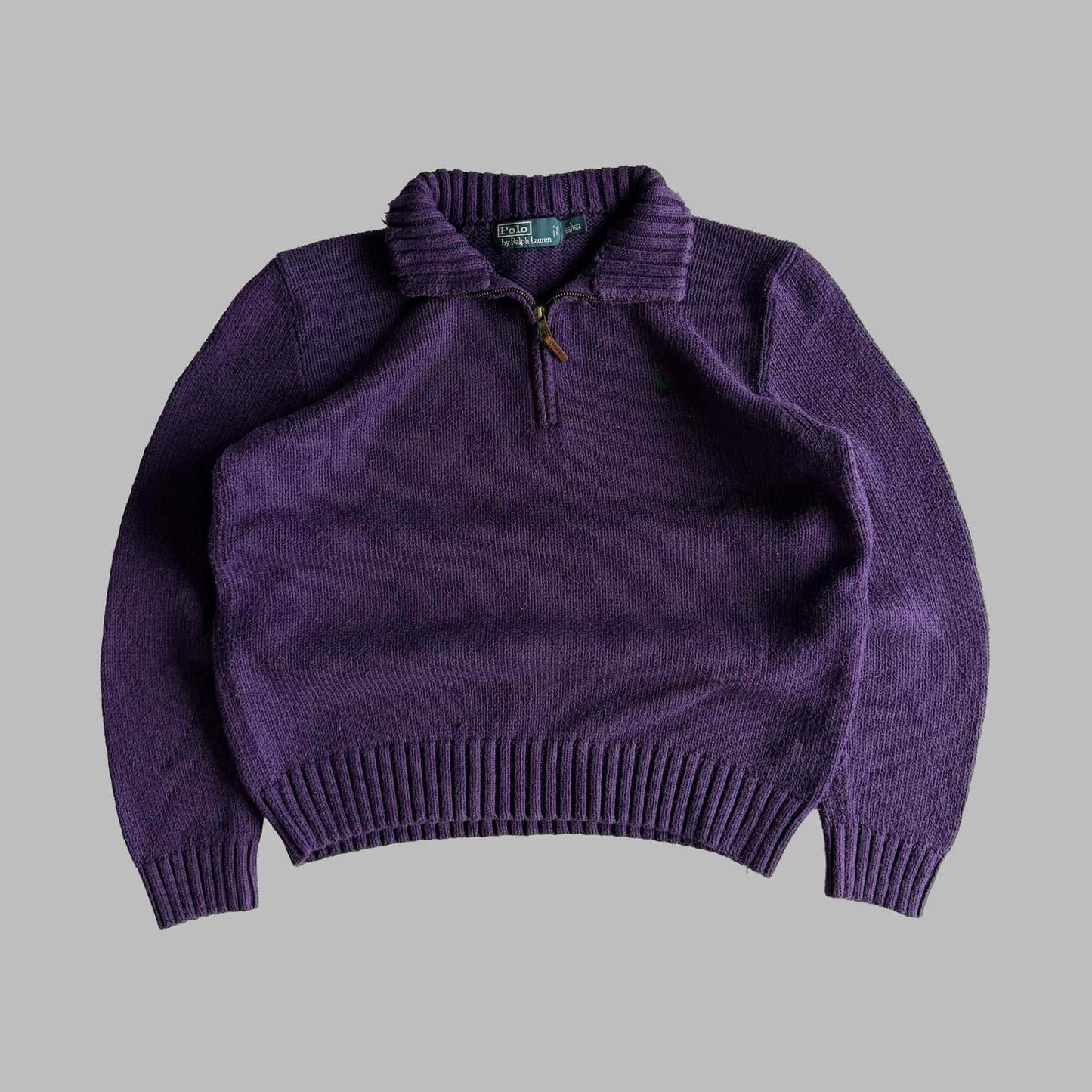 90s Polo Ralph Lauren Heavyweight Quarter Zip - L