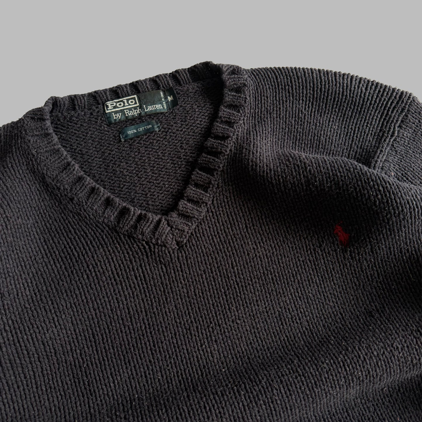 90s Polo Ralph Lauren Heavy Knit - M