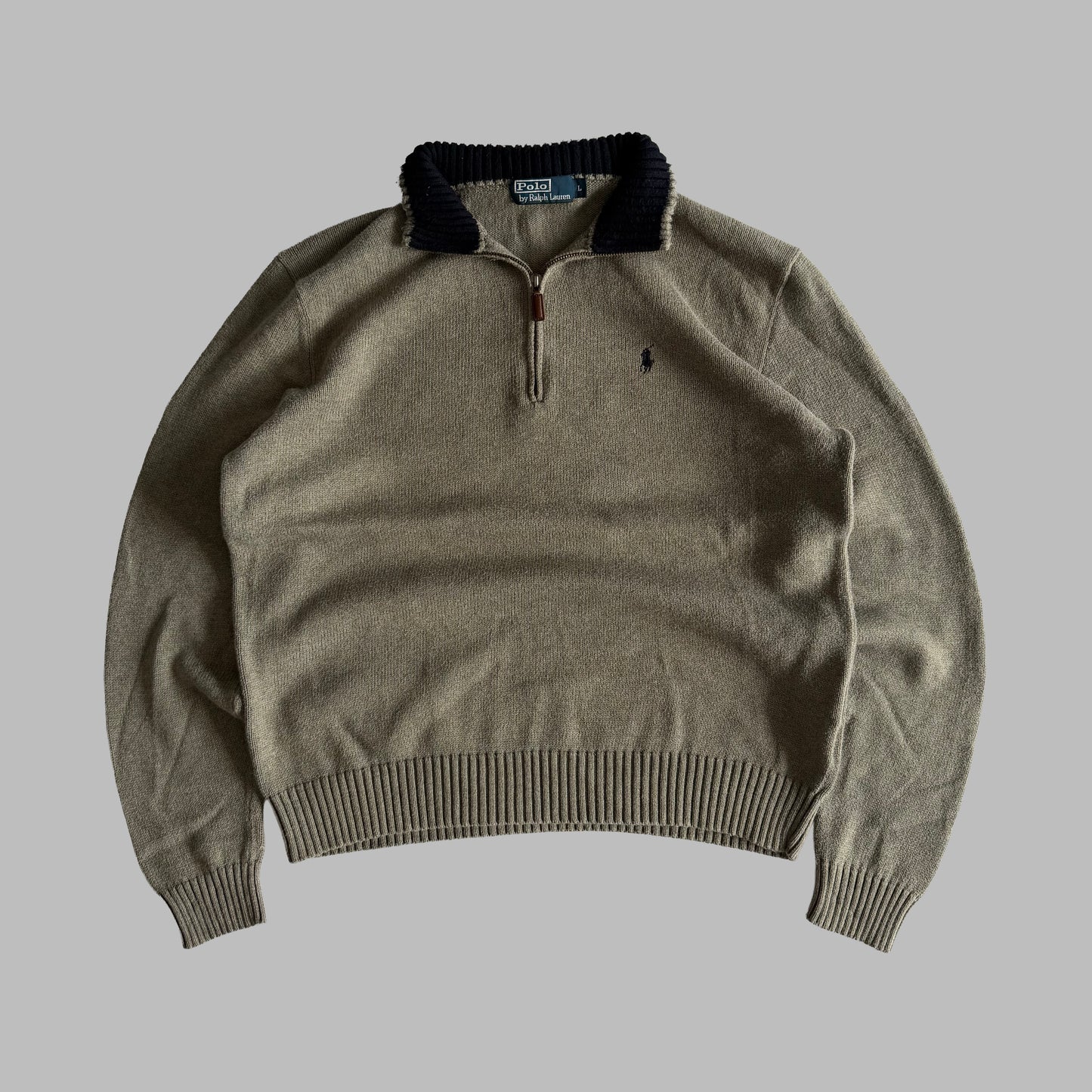 90s Polo Ralph Lauren Quarter Zip - L