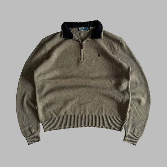 90s Polo Ralph Lauren Quarter Zip - L