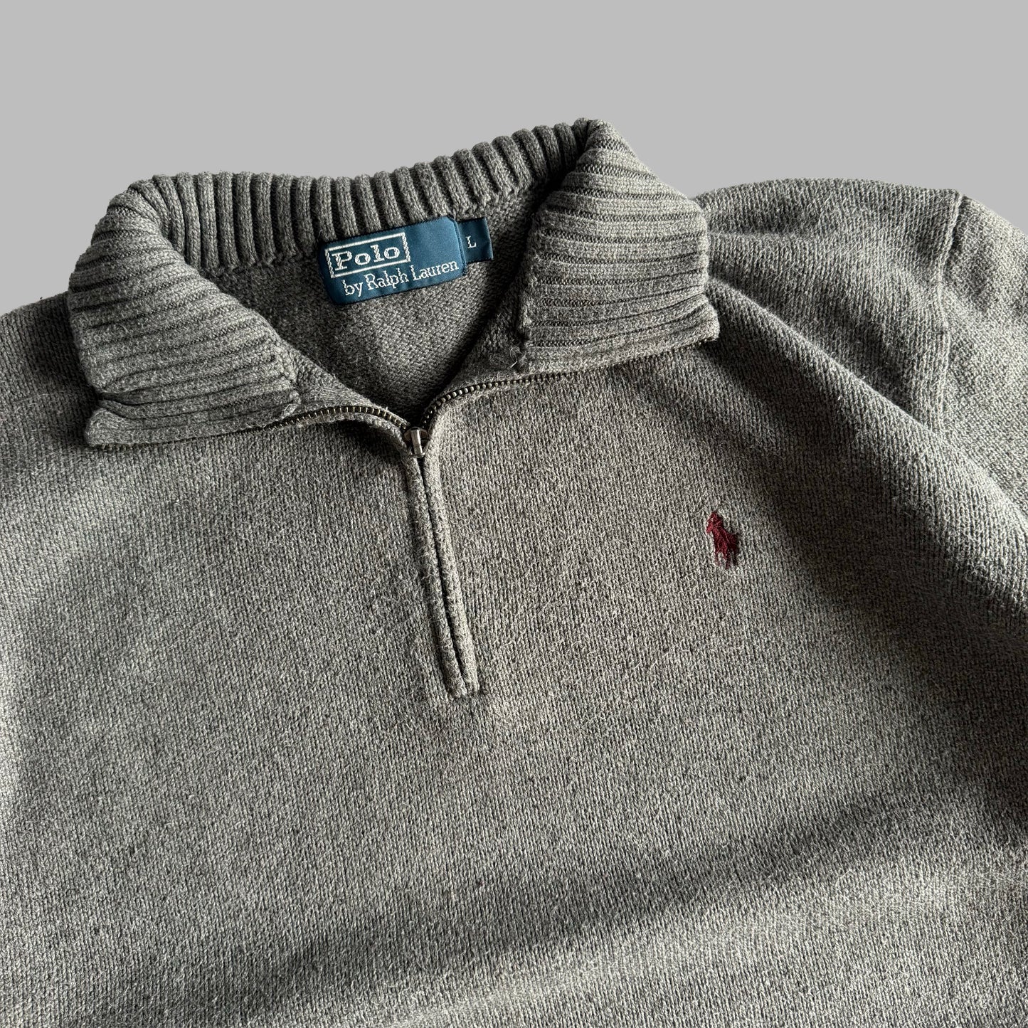 90s Polo Ralph Lauren Quarter Zip - L