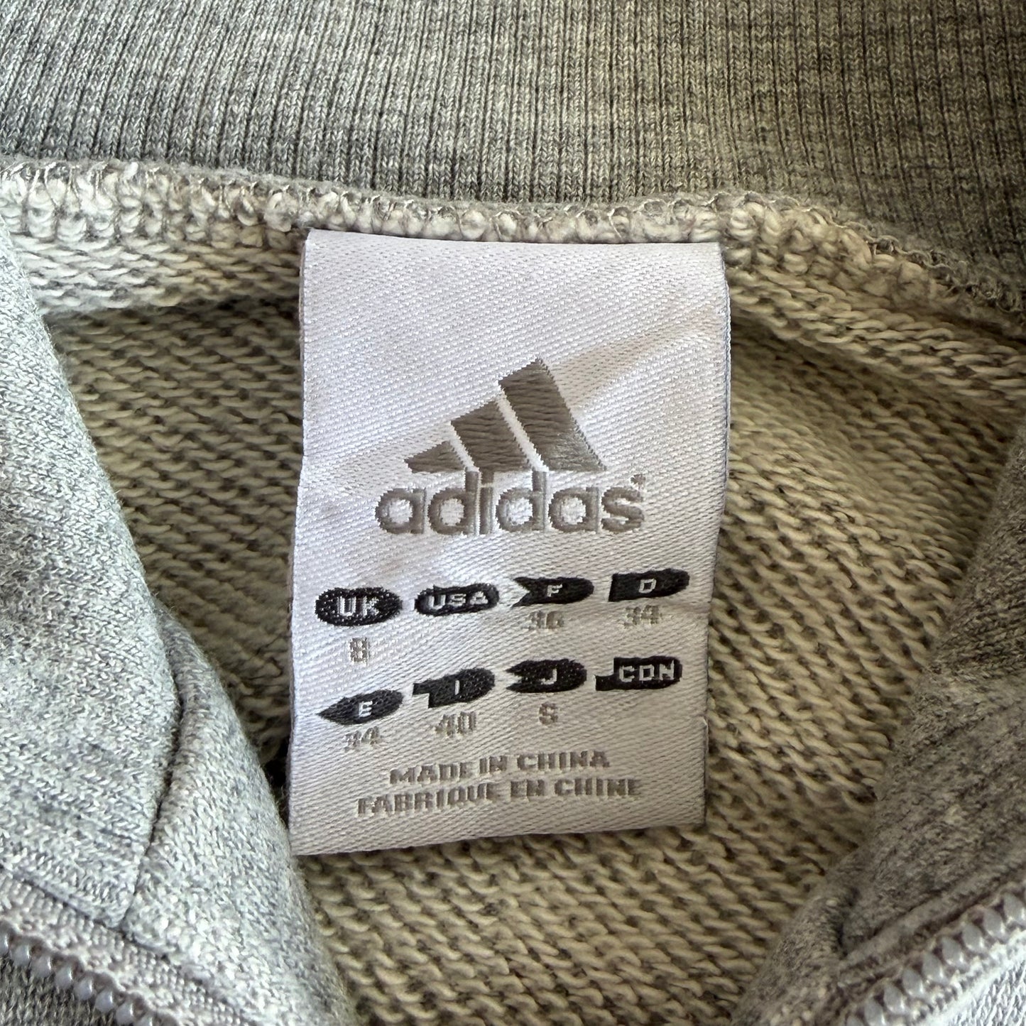 Y2K Adidas Spell Out Track Jacket - S
