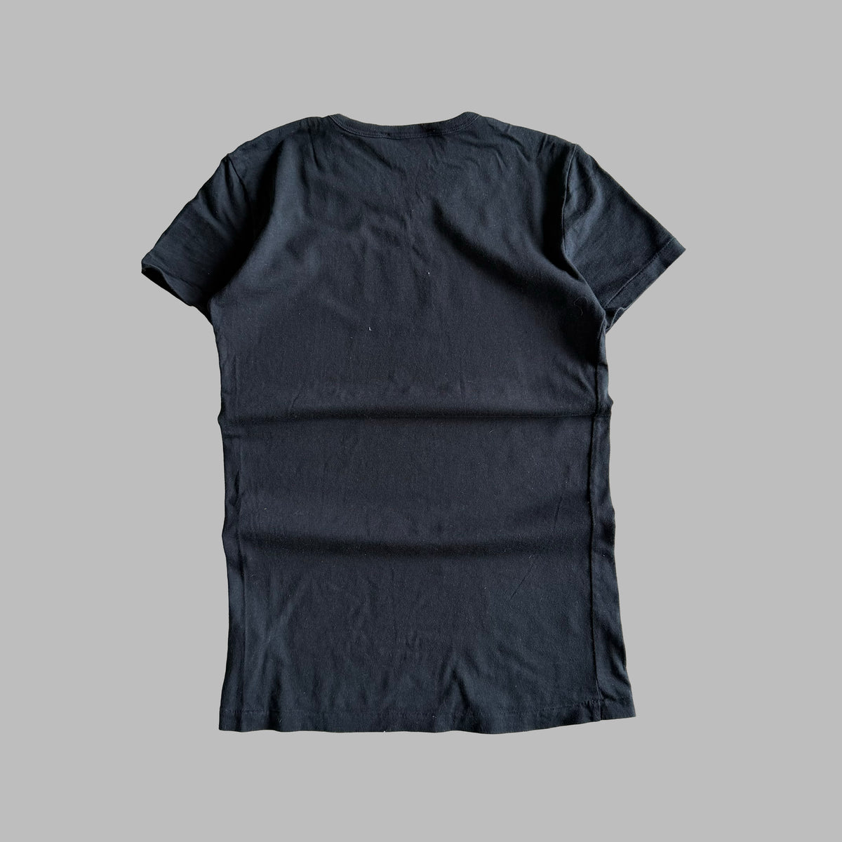 Y2K Ralph Lauren Cursive Spell Out Fitted T-Shirt - S