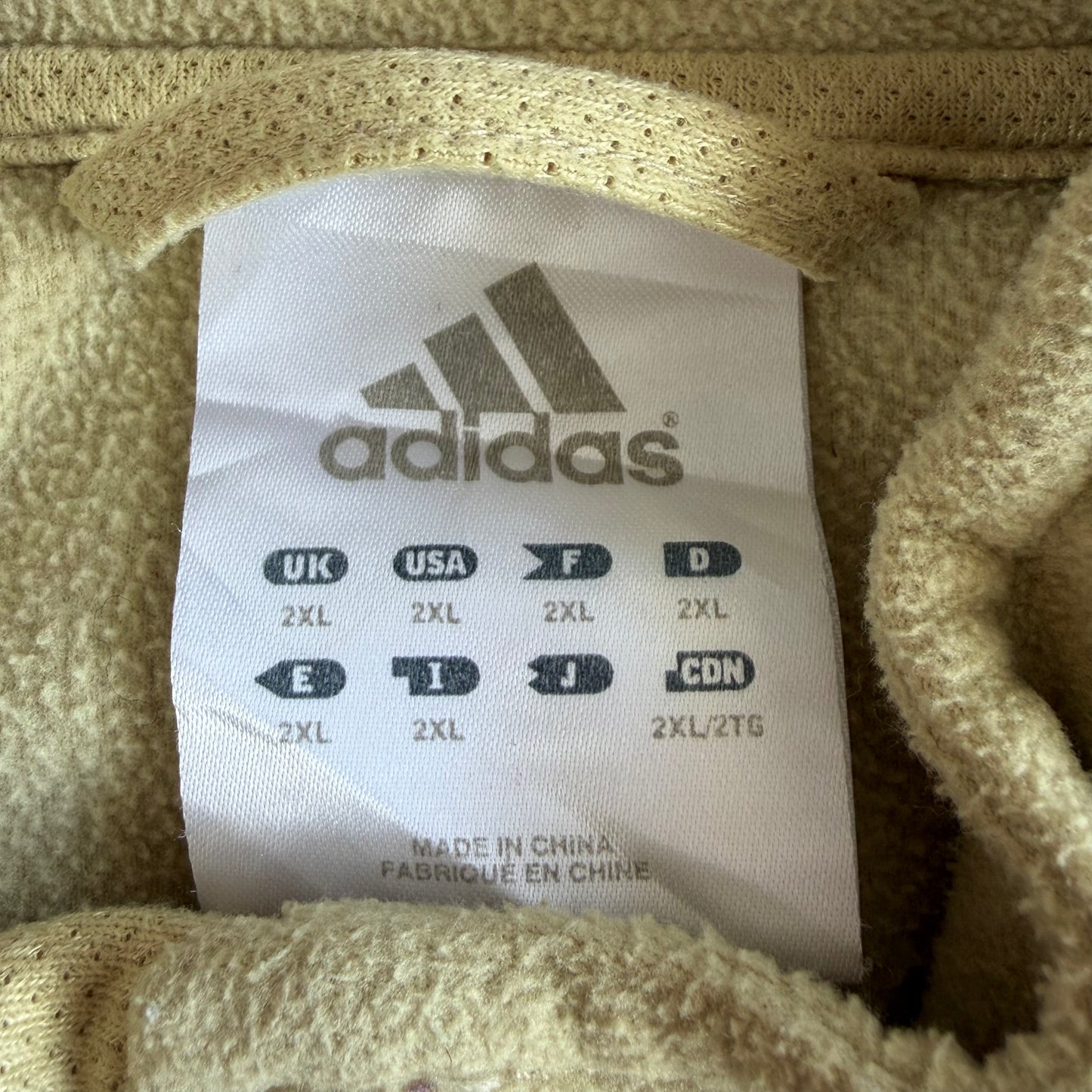 Y2K Adidas Three Stripe Fleece - XXL