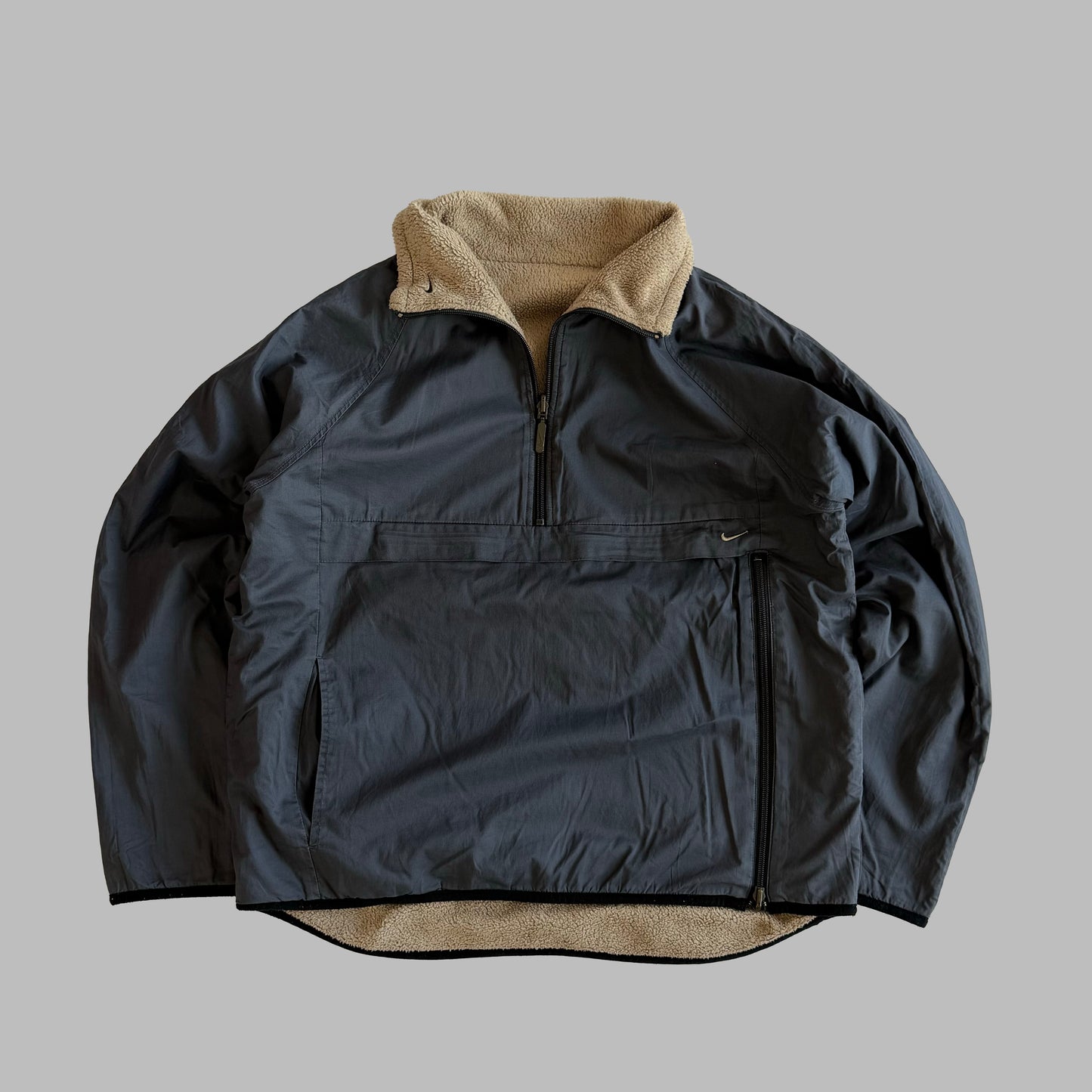 Y2K Nike Reversible Fleece - L