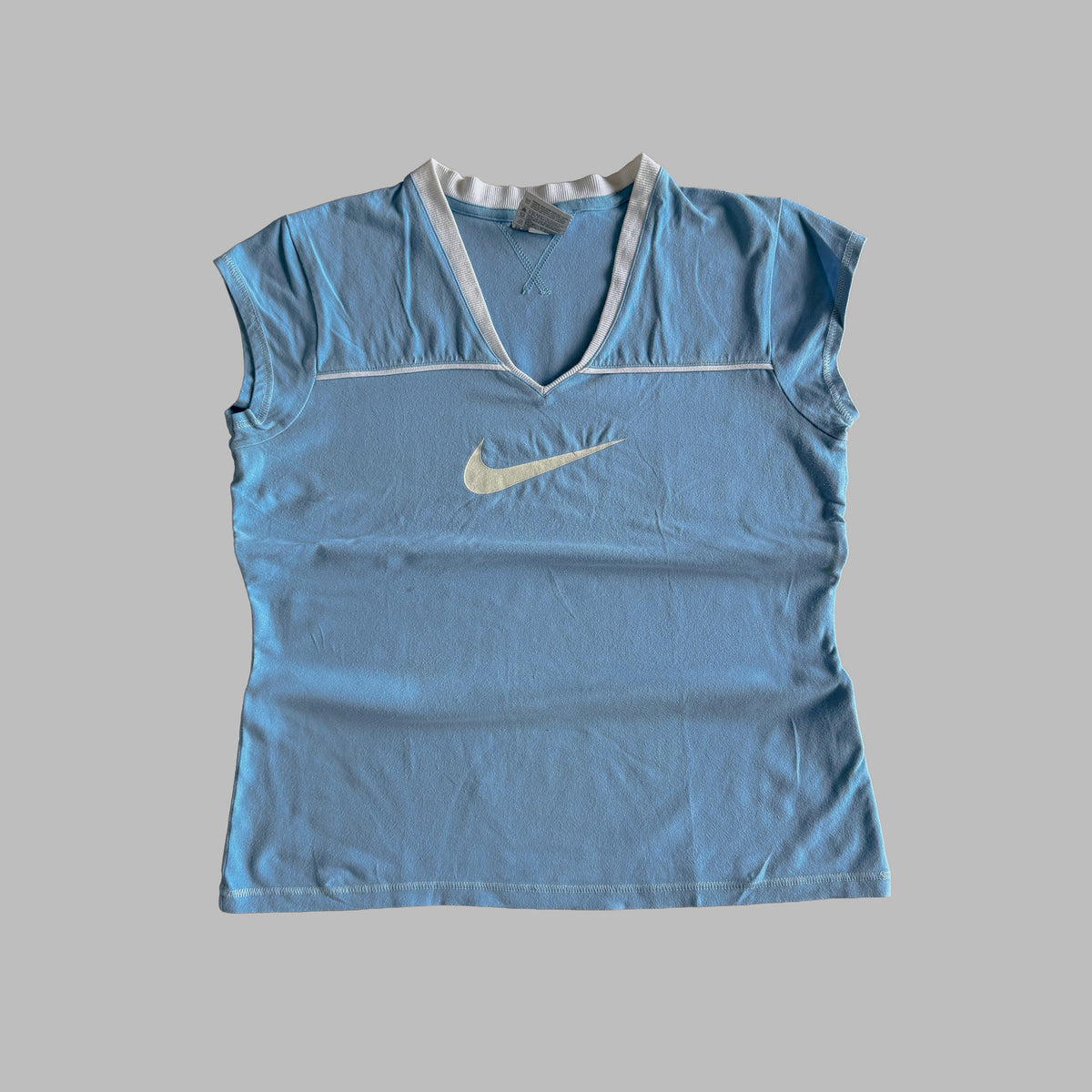 Y2K Nike Swoosh Ringer Tank - L